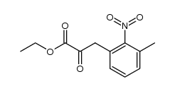 ethyl (3-methyl-2-nitrophenyl)pyruvate Structure