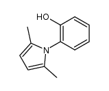 N-(2-hydroxyphenyl)-2,5-dimethylpyrrole结构式