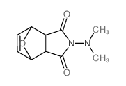 2-(dimethylamino)-3a,4,7,7a-tetrahydro-octahydro-1H-4,7-epoxyisoindole-1,3-dione结构式