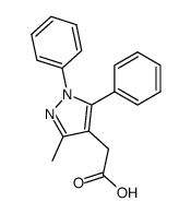 1,5-Diphenyl-3-methyl-1H-pyrazole-4-acetic acid picture