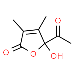 2(5H)-Furanone, 5-acetyl-5-hydroxy-3,4-dimethyl- (9CI) structure