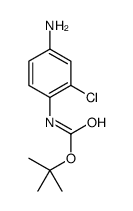 TERT-BUTYL 4-AMINO-2-CHLOROPHENYLCARBAMATE结构式