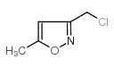 3-(Chloromethyl)-5-methylisoxazole Structure