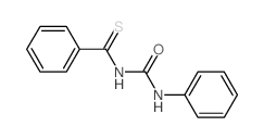 1-(benzenecarbonothioyl)-3-phenyl-urea Structure