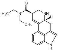 (6aR,9R)-N,N-diethyl-4,6,6a,7,8,9-hexahydroindolo[4,3-fg]quinoline-9-carboxamide结构式