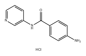 Benzamide, 4-amino-N-3-pyridinyl-, hydrochloride (1:1) Structure