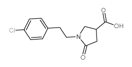1-(4-氯苯乙基)-5-氧代-3-吡咯烷羧酸图片