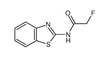 Acetamide, N-2-benzothiazolyl-2-fluoro- (9CI)结构式