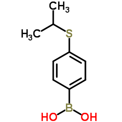 4-(异丙硫基)苯硼酸结构式