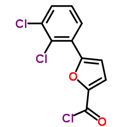 5-(2,3-DICHLORO-PHENYL)-FURAN-2-CARBONYL CHLORIDE结构式