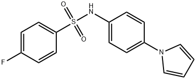 4-fluoro-n-[4-(1h-pyrrol-1-yl)phenyl]benzenesulfonamide图片