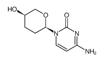 4-Amino-1-[(2R)-tetrahydro-5β-hydroxy-2H-pyran-2-yl]pyrimidin-2(1H)-one Structure