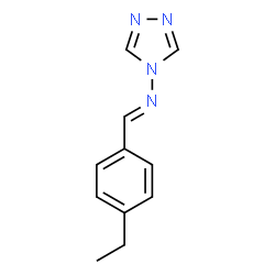 4H-1,2,4-Triazol-4-amine,N-[(4-ethylphenyl)methylene]-(9CI) picture