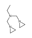 N,N-bis(aziridin-1-ylmethyl)ethanamine Structure