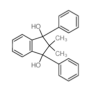 2,2-dimethyl-1,3-diphenyl-indene-1,3-diol Structure