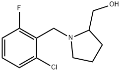 {1-[(2-Chloro-6-fluorophenyl)methyl]pyrrolidin-2-yl}methanol图片