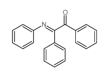 1,2-diphenyl-2-phenylimino-ethanone Structure