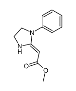 methyl 2-(1-phenylimidazolidin-2-ylidene)acetate Structure