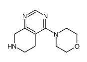 4-(5,6,7,8-tetrahydropyrido[3,4-d]pyrimidin-4-yl)morpholine Structure