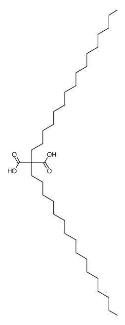 dihexadecyl-malonic acid Structure