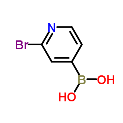 (2-Bromo-4-pyridinyl)boronic acid Structure