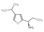 (aR)-α-乙基-4-(1-甲基乙基)-2-呋喃甲胺结构式