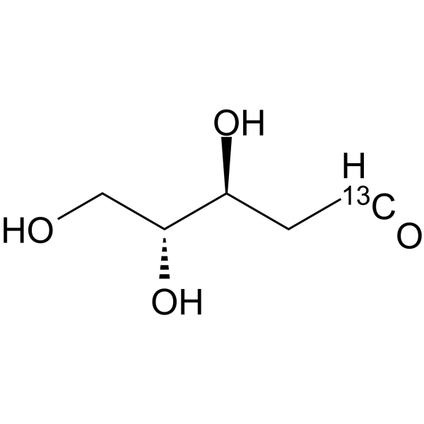 Thyminose-13C Structure