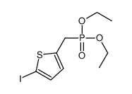 2-(diethoxyphosphorylmethyl)-5-iodothiophene结构式