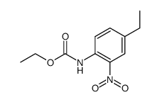 (4-ethyl-2-nitro-phenyl)-carbamic acid ethyl ester Structure