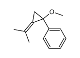 (1-methoxy-2-(propan-2-ylidene)cyclopropyl)benzene Structure