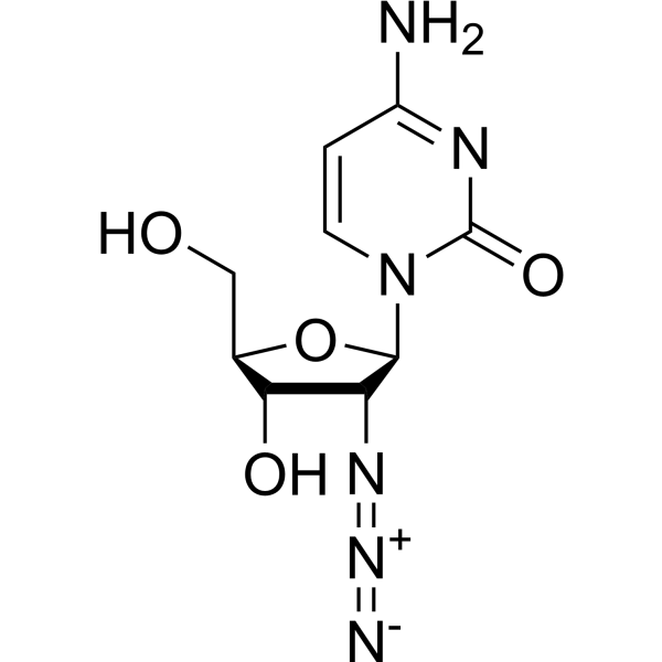 Cytidine,2'-azido-2'-deoxy- (9CI) structure