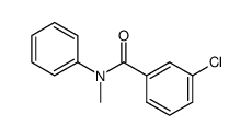 3-chloro-N-methyl-N-phenylbenzamide结构式