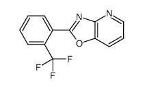 2-[2-(trifluoromethyl)phenyl]-[1,3]oxazolo[4,5-b]pyridine Structure