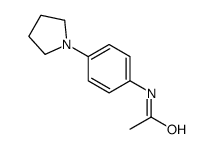N-[4-(吡咯烷-1-基)苯基]乙酰胺结构式