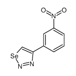 4-(3-nitrophenyl)selenadiazole Structure