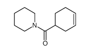 cyclohex-3-en-1-yl(piperidin-1-yl)methanone结构式