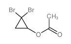 Cyclopropanol,2,2-dibromo-, 1-acetate structure