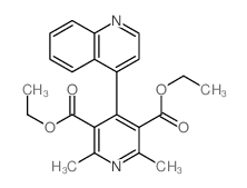 diethyl 2,6-dimethyl-4-quinolin-4-yl-pyridine-3,5-dicarboxylate picture