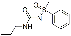 S-Methyl-S-phenyl-N-[(propylamino)carbonyl]sulfoximide结构式