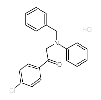 2-(benzyl-phenyl-amino)-1-(4-chlorophenyl)ethanone结构式