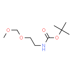 Carbamic acid, [2-(methoxymethoxy)ethyl]-, 1,1-dimethylethyl ester (9CI) Structure