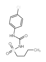 1-butylsulfonyl-3-(4-chlorophenyl)urea Structure