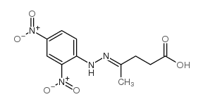 Pentanoic acid,4-[2-(2,4-dinitrophenyl)hydrazinylidene]- structure