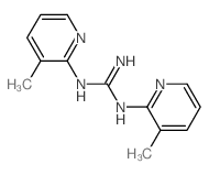 Guanidine,N,N'-bis(3-methyl-2-pyridinyl)-结构式