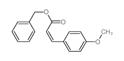 benzyl 3-(4-methoxyphenyl)prop-2-enoate结构式