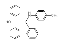 2-[(4-methylphenyl)amino]-1,1,2-triphenyl-ethanol Structure