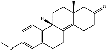 (9β)-3-Methoxy-D-homoestra-1,3,5(10),8(14)-tetren-17-one结构式