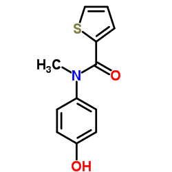 N-(4-HYDROXYPHENYL)-N-METHYL-2-THIENYLFORMAMIDE Structure