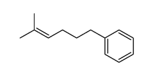2-methyl-6-phenyl-2-hexene Structure