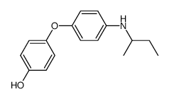 4-(4-sec-Butylamino-phenoxy)-phenol结构式